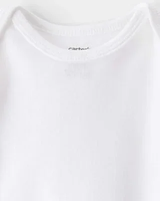 Product image 2 of Baby 4-Pack Long-Sleeve Bodysuits - White
