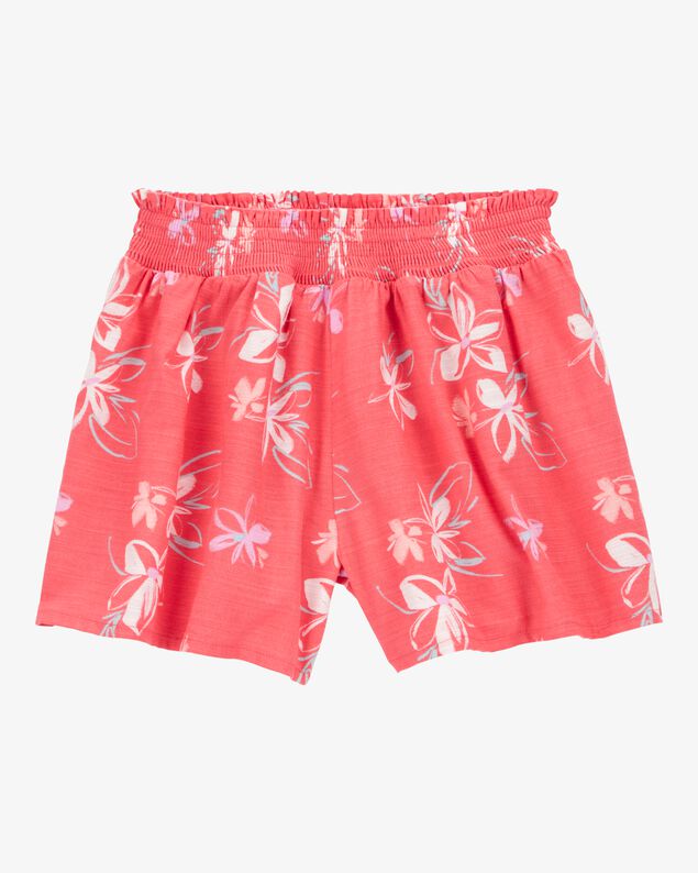 Product image 1 of Kid Floral Linen Look-Alike Flowy Pull-On Shorts