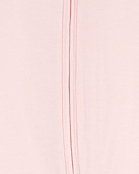  Product image 4 of Baby Solid 2-Way Zip PurelySoft Sleep & Play Pajamas - Light Pink