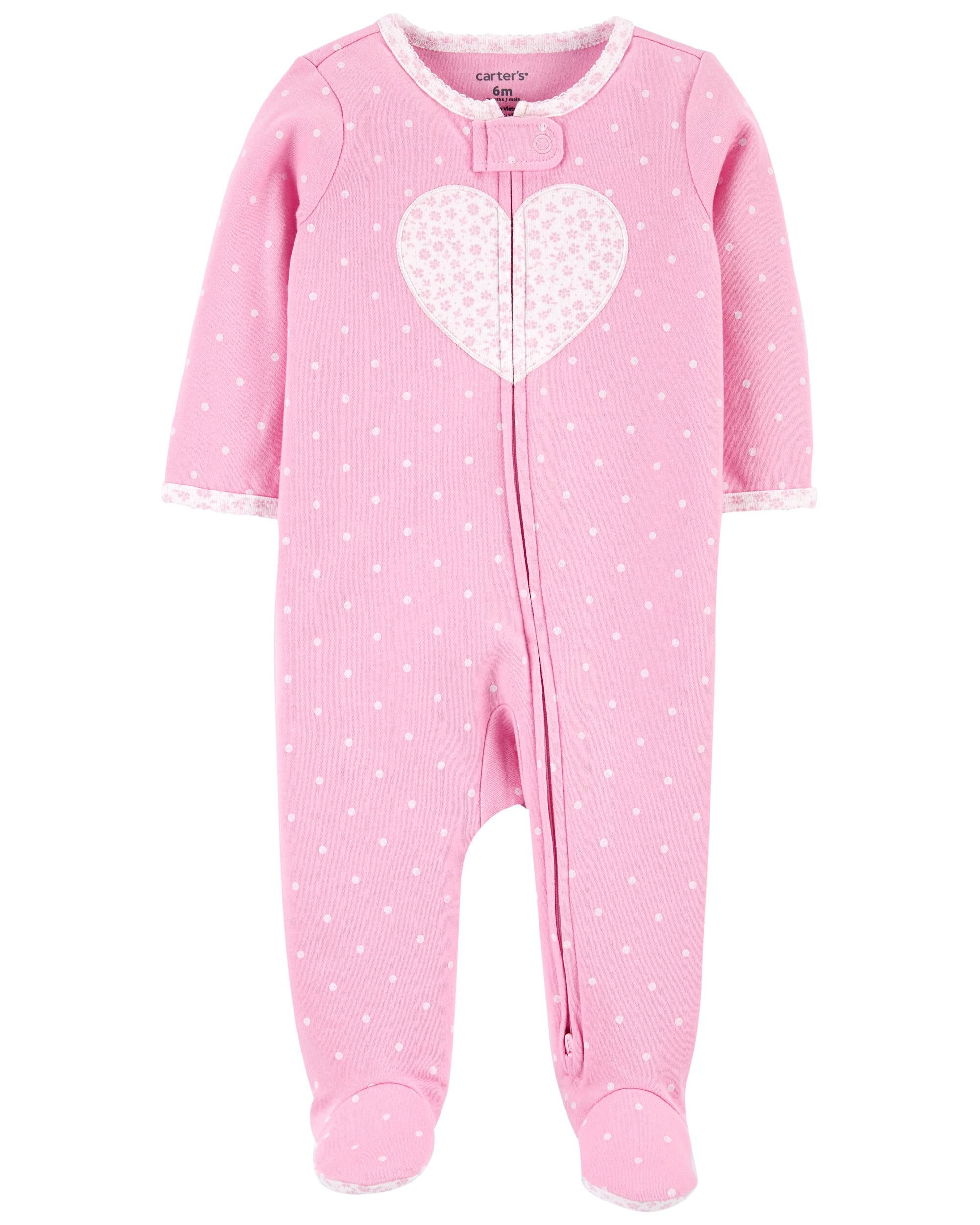 carters baby girl christmas pajamas