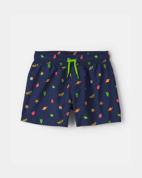 toddler boy ©disney/pixar toy story swim trunks - navy blue