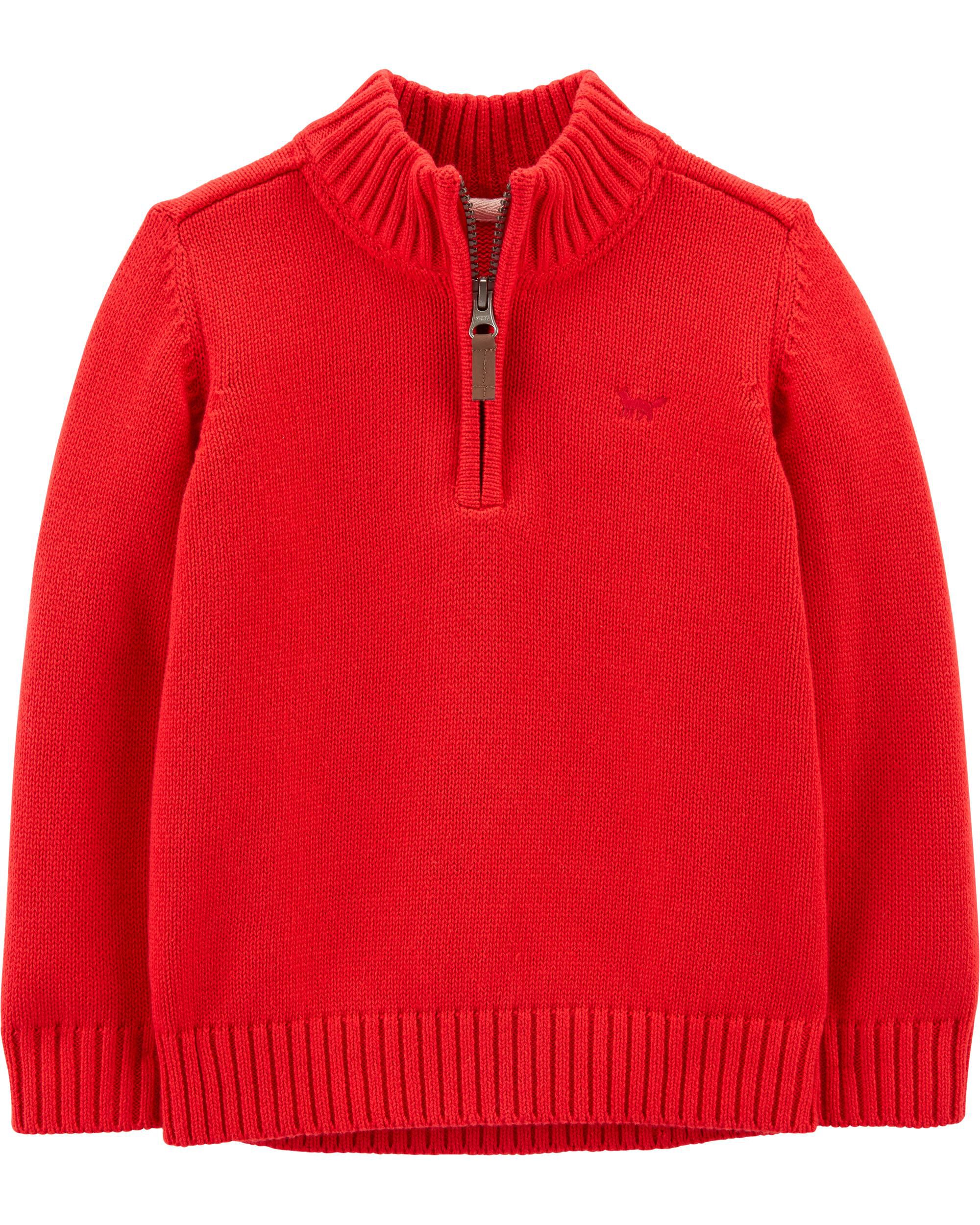 toddler half zip pullover