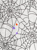 White/Black - Baby Halloween Spiderwebs Long-Sleeve Tee - White/Black, Selected