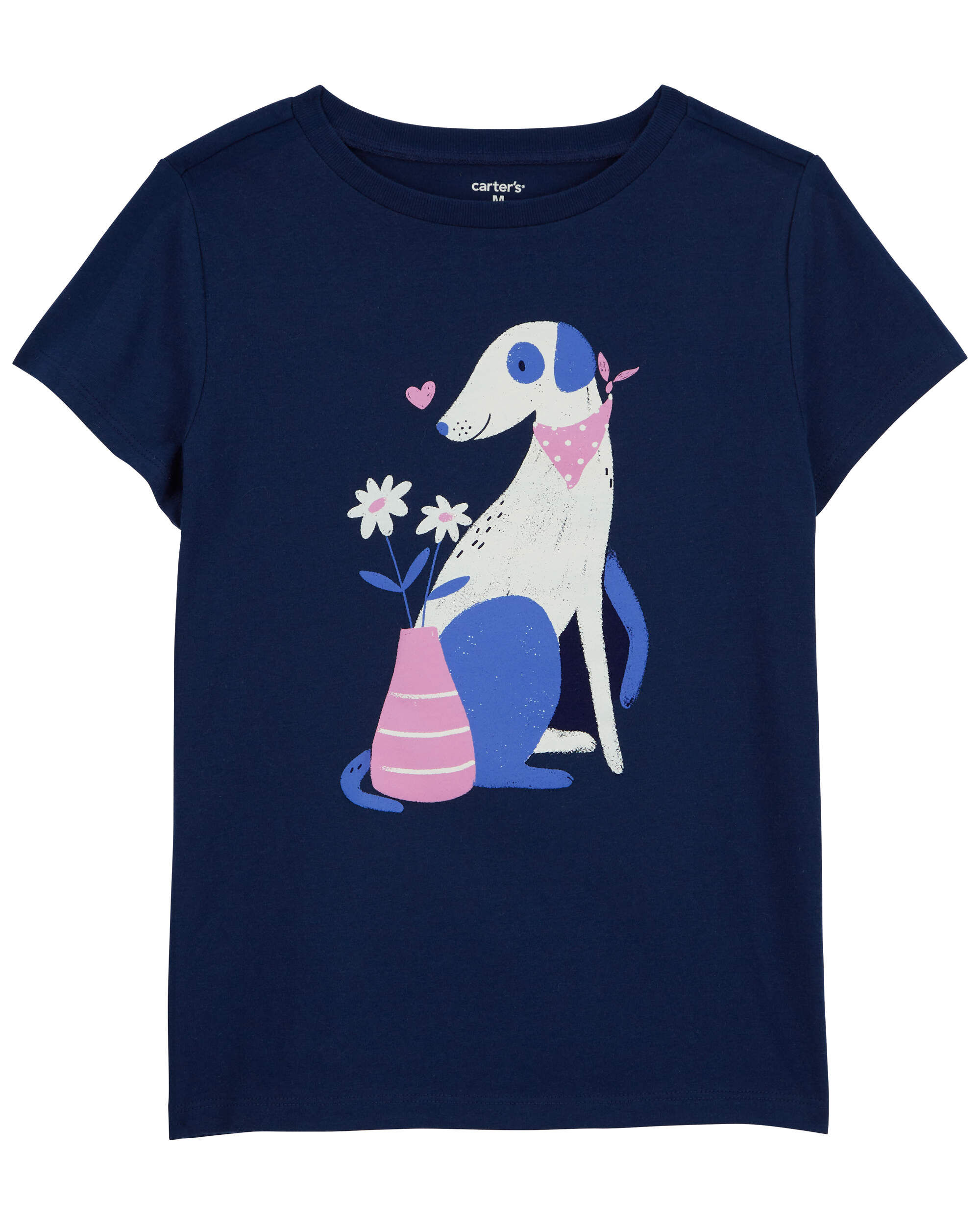 Kid Dog and Flowers Graphic Tee - Carter's | Carter's