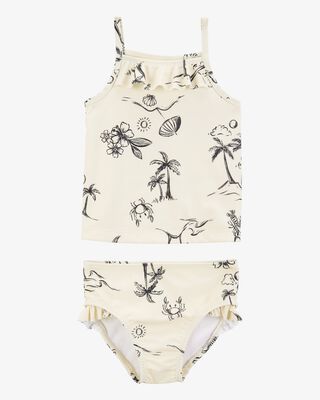 Product image 1 of Toddler 2-Piece Beach Print Tankini Set