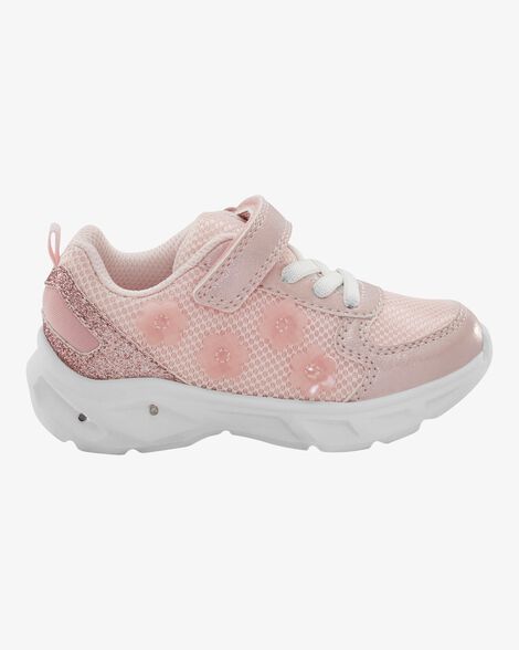 Product image 3 of Toddler Glitter Light Up Sneakers - Pink