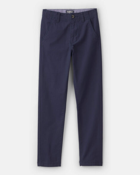 Boys Slim Fit Tapered Chino Pants