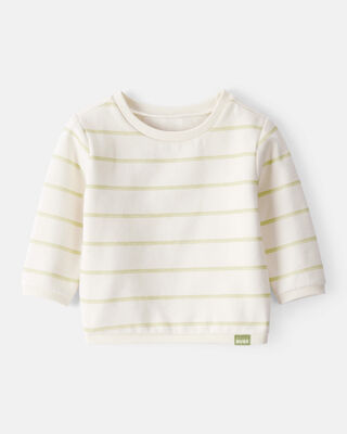 Product image 1 of Baby Boy Long-Sleeve Pullover Sweatshirt - Ivory