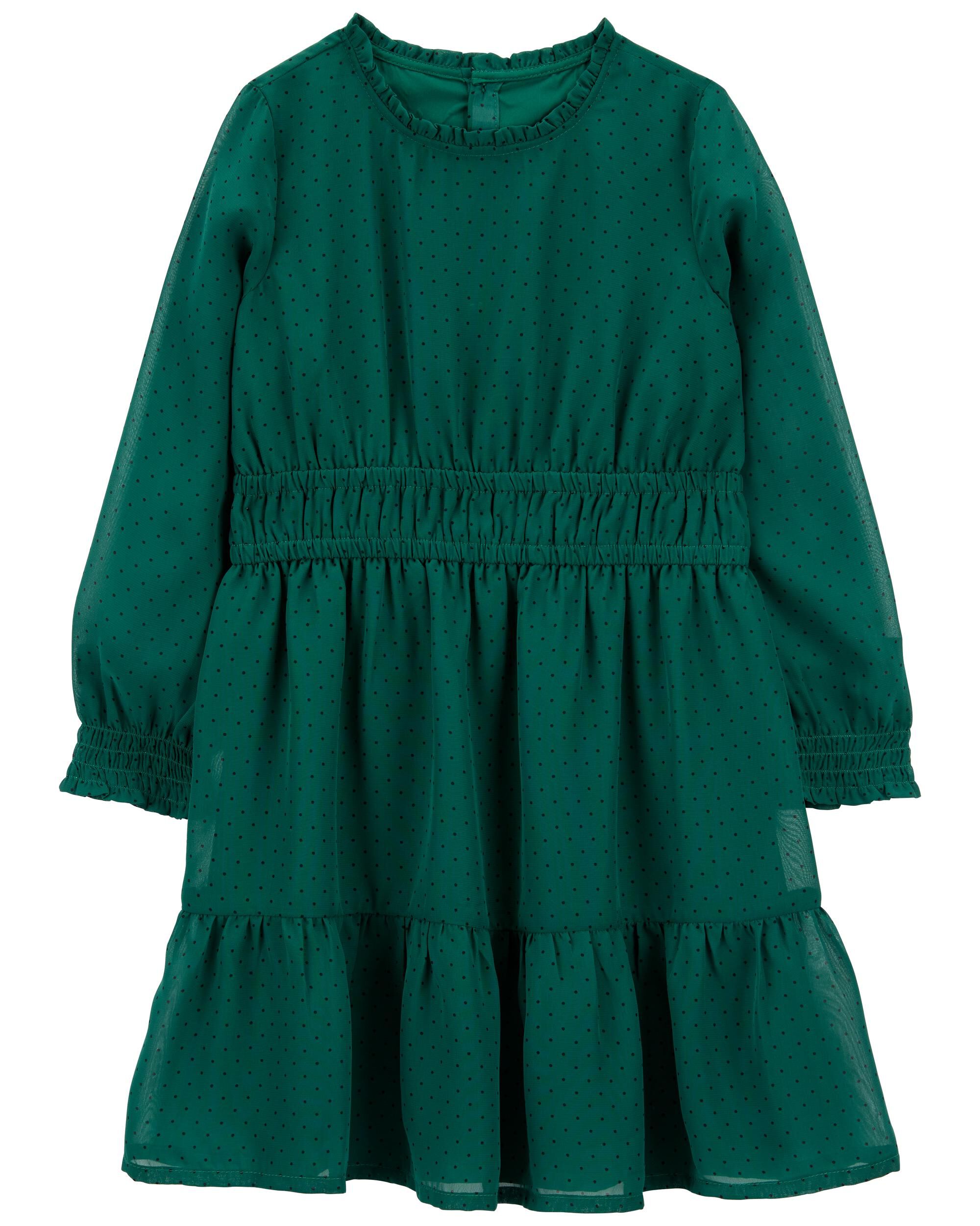 Kid Crepe Chiffon Holiday Dress Carter s Carter s