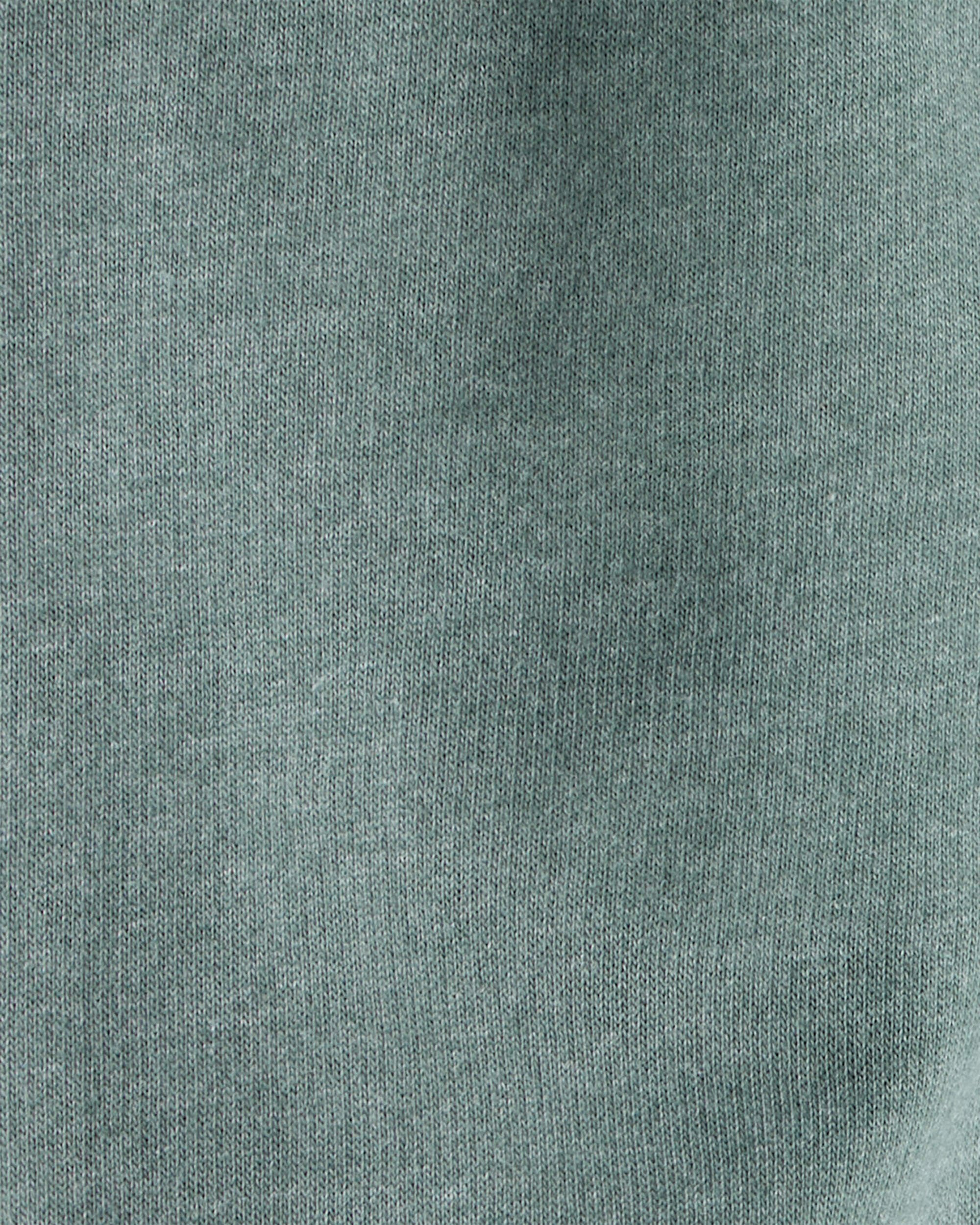 Baby Boy Solid Fleece Cotton Jogger - Green