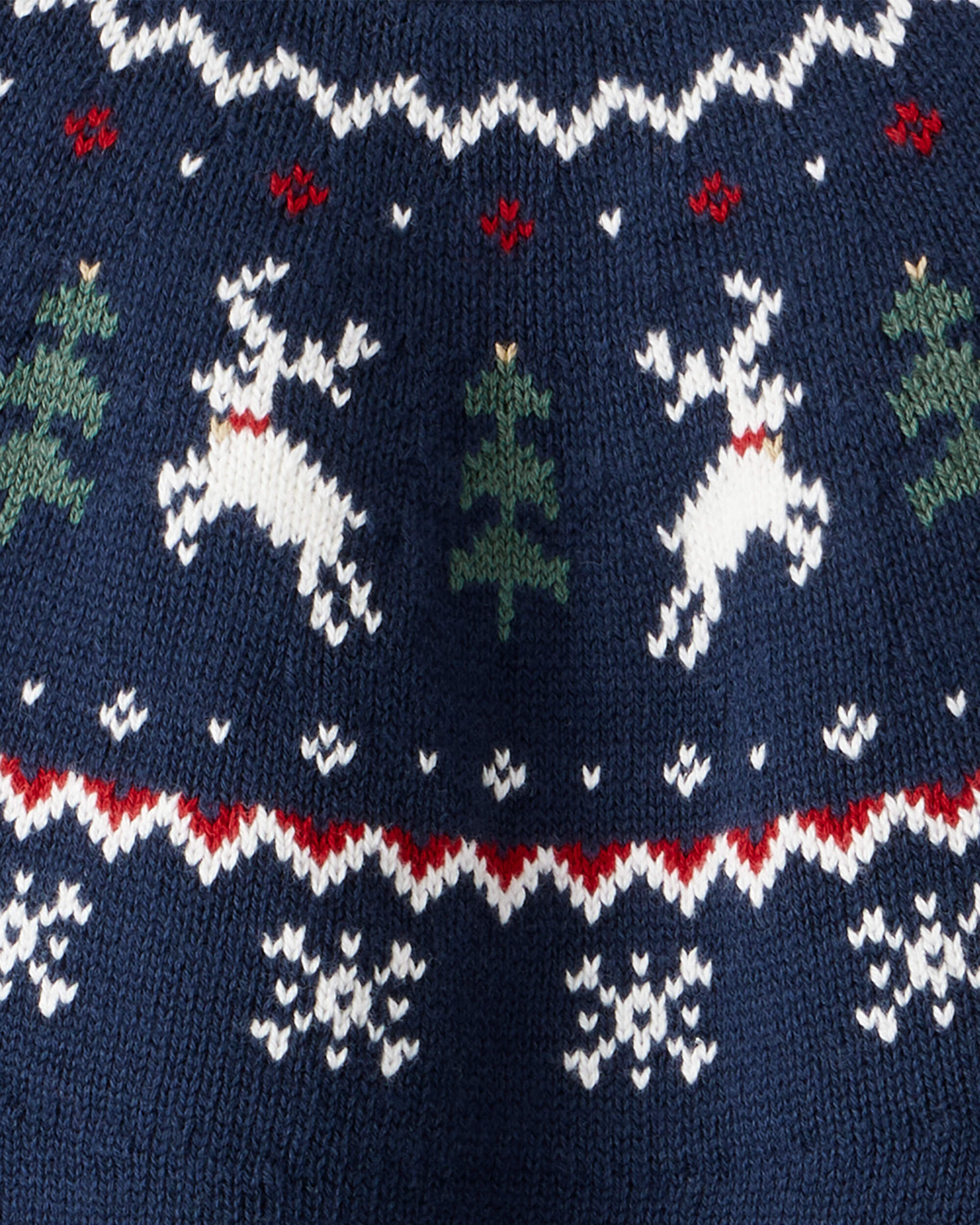 Toddler Fair Isle Organic Cotton Sweater - Little Planet