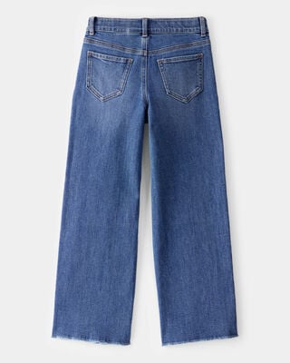 Product image 2 of Kid High Rise Distressed Denim Jeans - June Wash
