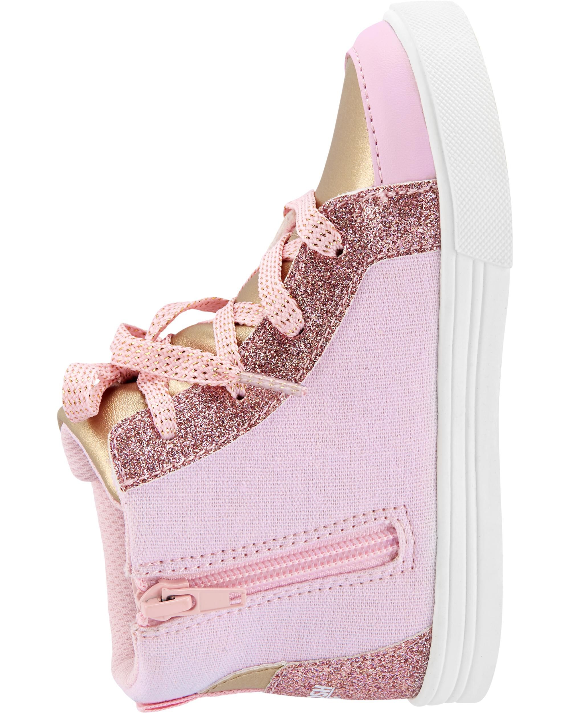 oshkosh gold high top sneakers