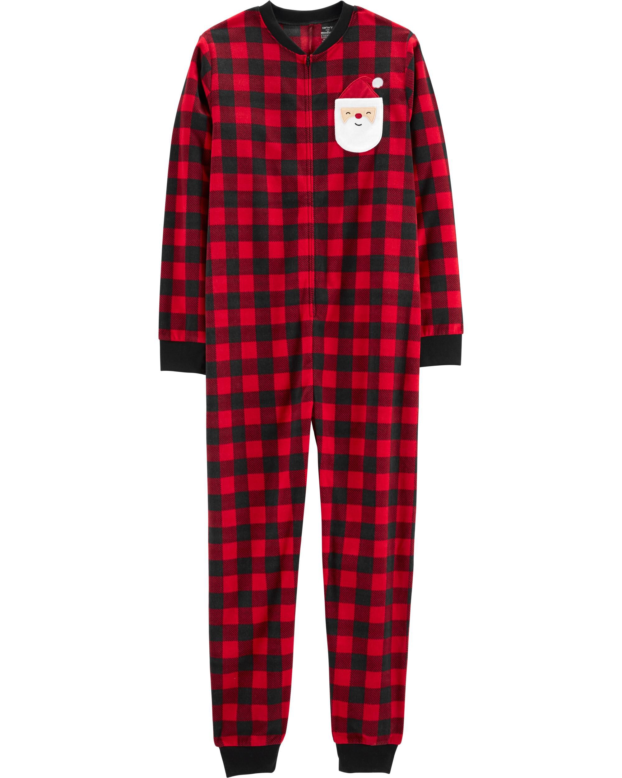 Carters buffalo plaid pajamas clearance