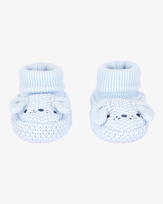 Product image 1 of Baby Puppy Crochet Booties - Blue