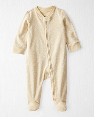 Product image 1 of Baby Organic Cotton Floral Sleep & Play Pajamas