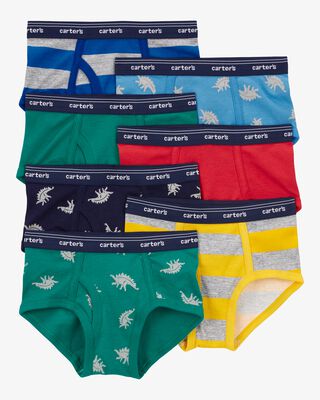 Product image 1 of Kid 7-Pack Cotton Briefs Underwear