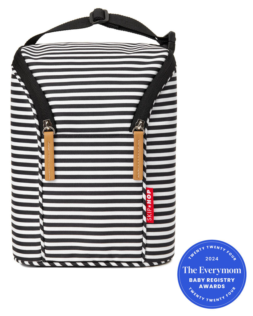 Skip Hop Grab & Go Double Bottle Bag - Stripe