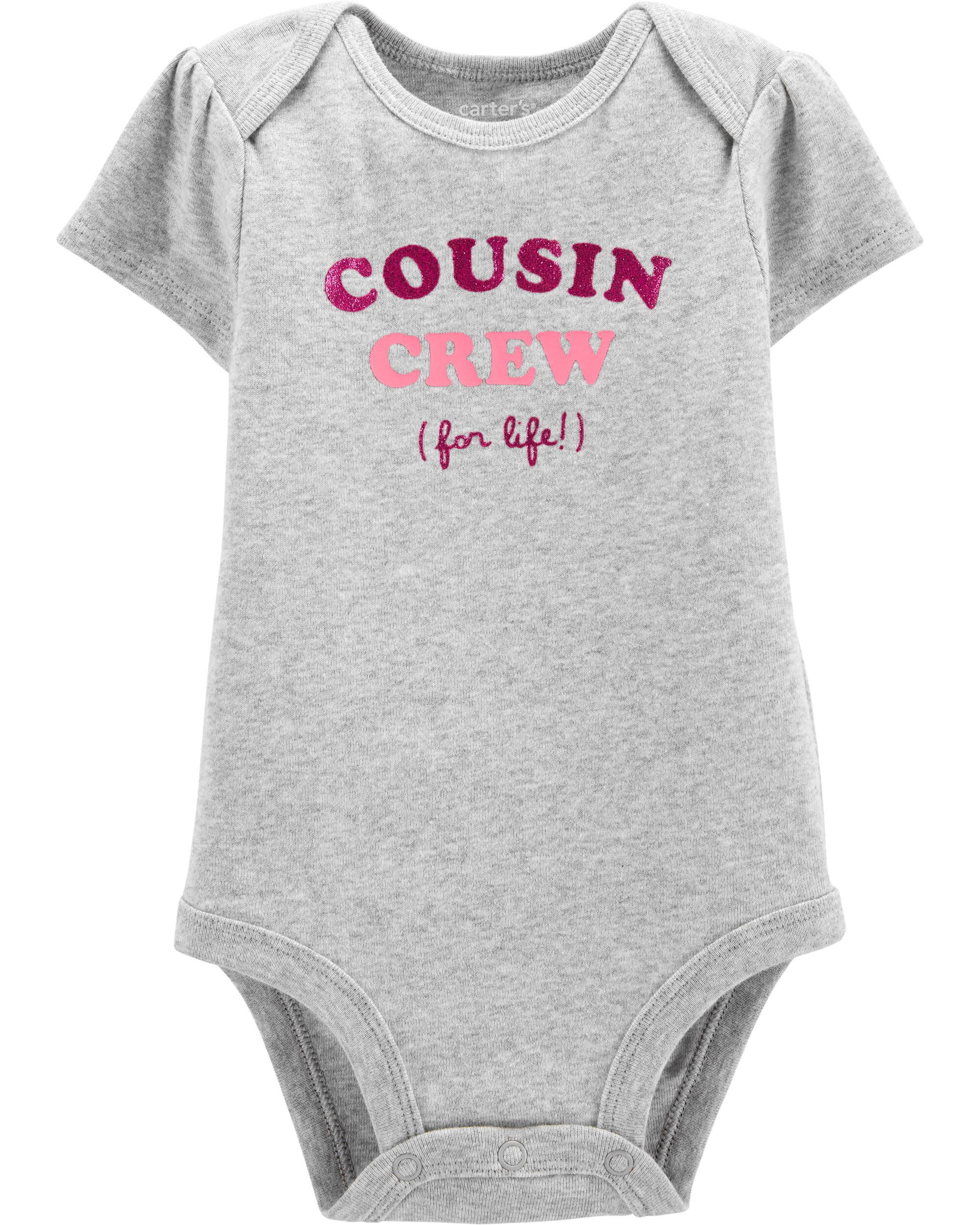 Carter's cousin crew onesie clearance