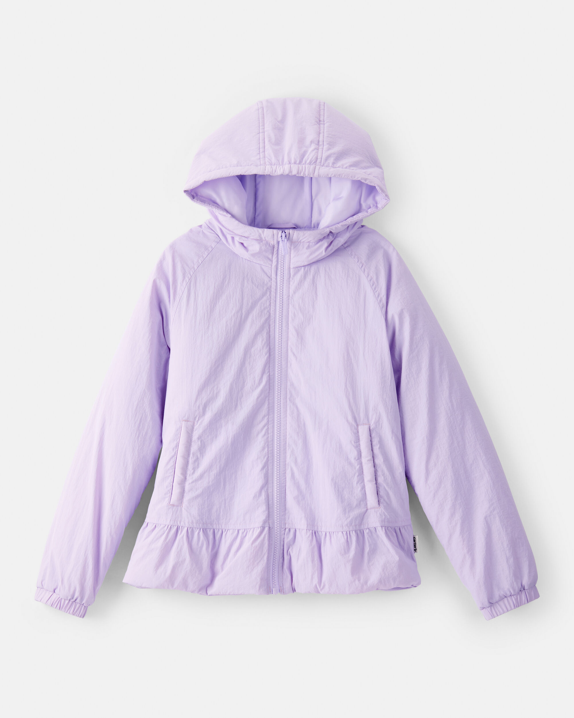 Girls Daisy-Print Chambray Jacket - Blue - OshKosh | Carter's