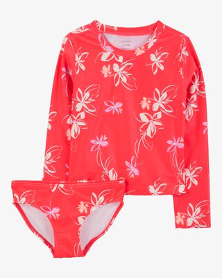 Product image 1 of Kid 2-Piece Floral Rashguard Set