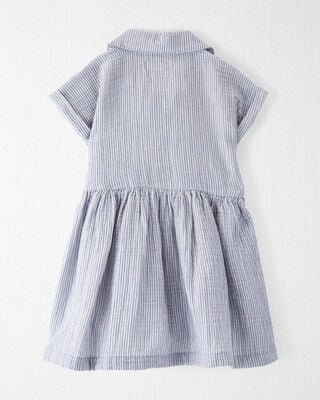 Product image 2 of Toddler Organic Cotton Gauze Striped Dress