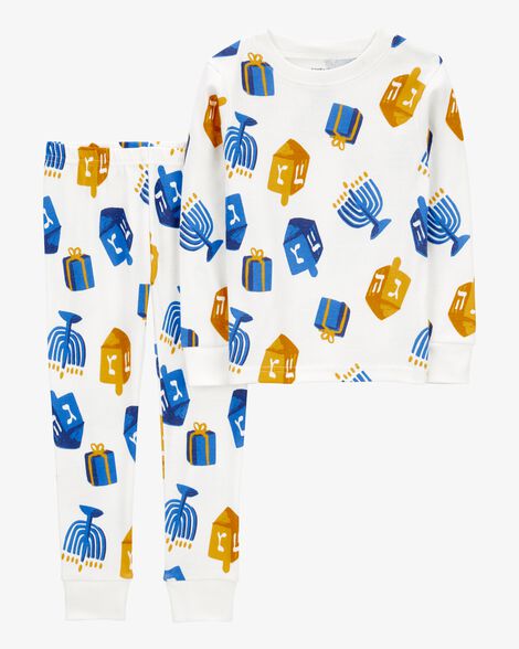  Product image 1 of Baby 2-Piece Hanukkah 100% Snug Fit Cotton PJs