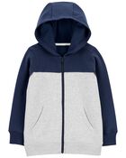 Zip-Up Fleece Hoodie, , hi-res