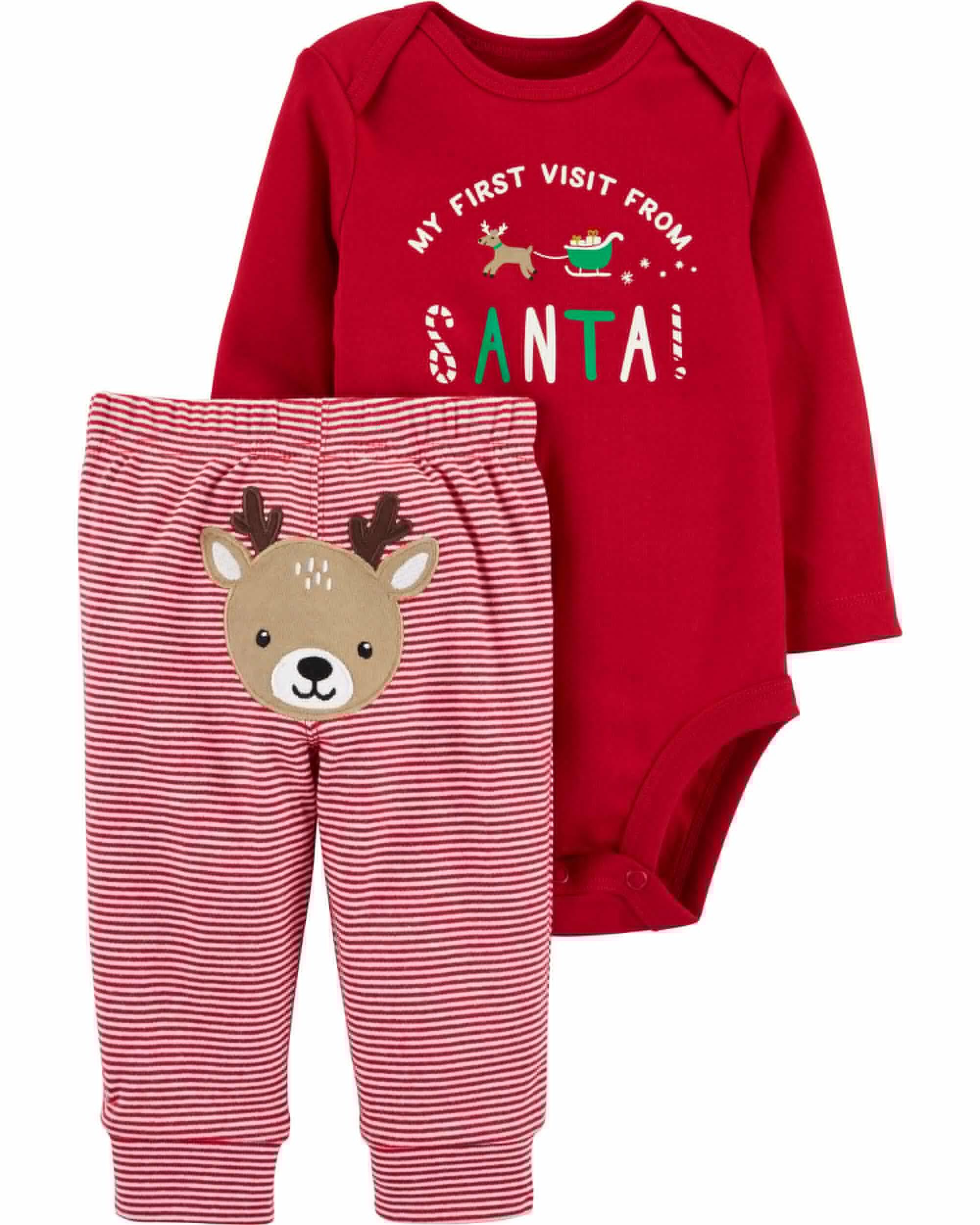 First Christmas Bodysuit Pant Set 