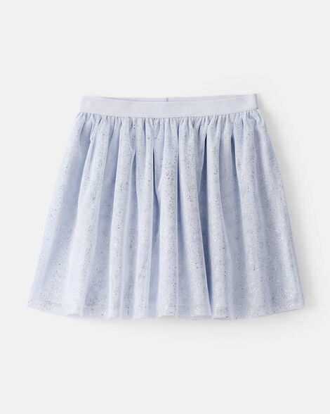 Girls Sparkle Tulle Skirt - Blue