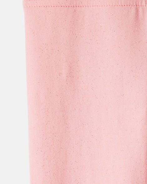 Product image 3 of Toddler 2-Pack Cotton Halloween Stretch Leggings - Pink/Black