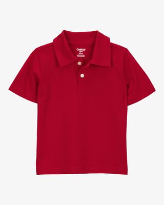 Product image 1 of Toddler Pique Uniform Polo Shirt - Red