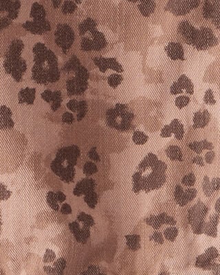 Product image 2 of Girls Leopard Print Long-Sleeve Fashion Jacket - Brown