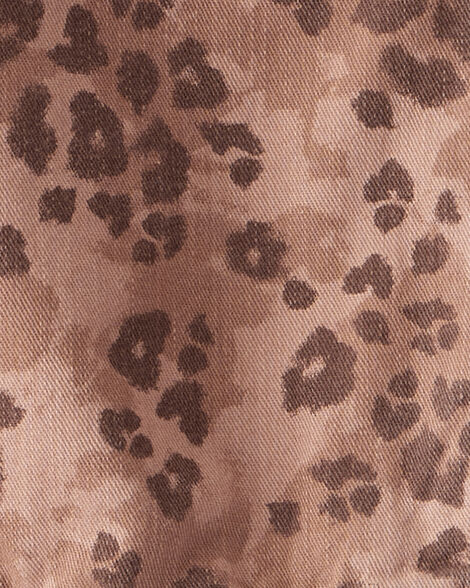  Product image 2 of Girls Leopard Print Long-Sleeve Fashion Jacket - Brown