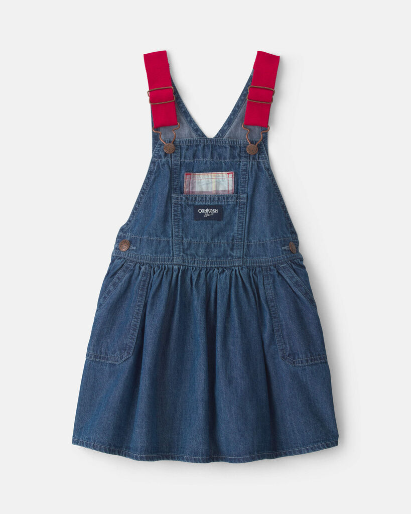 OshKosh B'gosh Toddler Girl Chambray Denim Skirtall - Medium Wash 2T Medium Wash