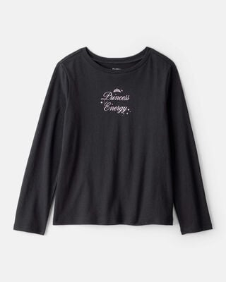 Girls New York Long-Sleeve Graphic Tee - White