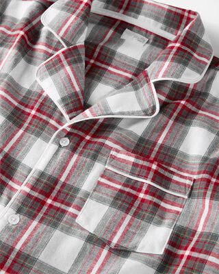 Product image 2 of Adult Organic Cotton Flannel Pajamas Set