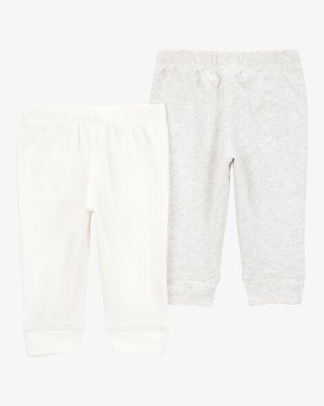 Product image 2 of Baby 2-Pack Pull-On Pants - Ivory