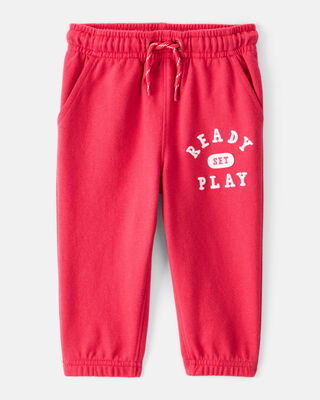 Product image 1 of Baby Boy Ready Set Play French Terry Jogger - Red