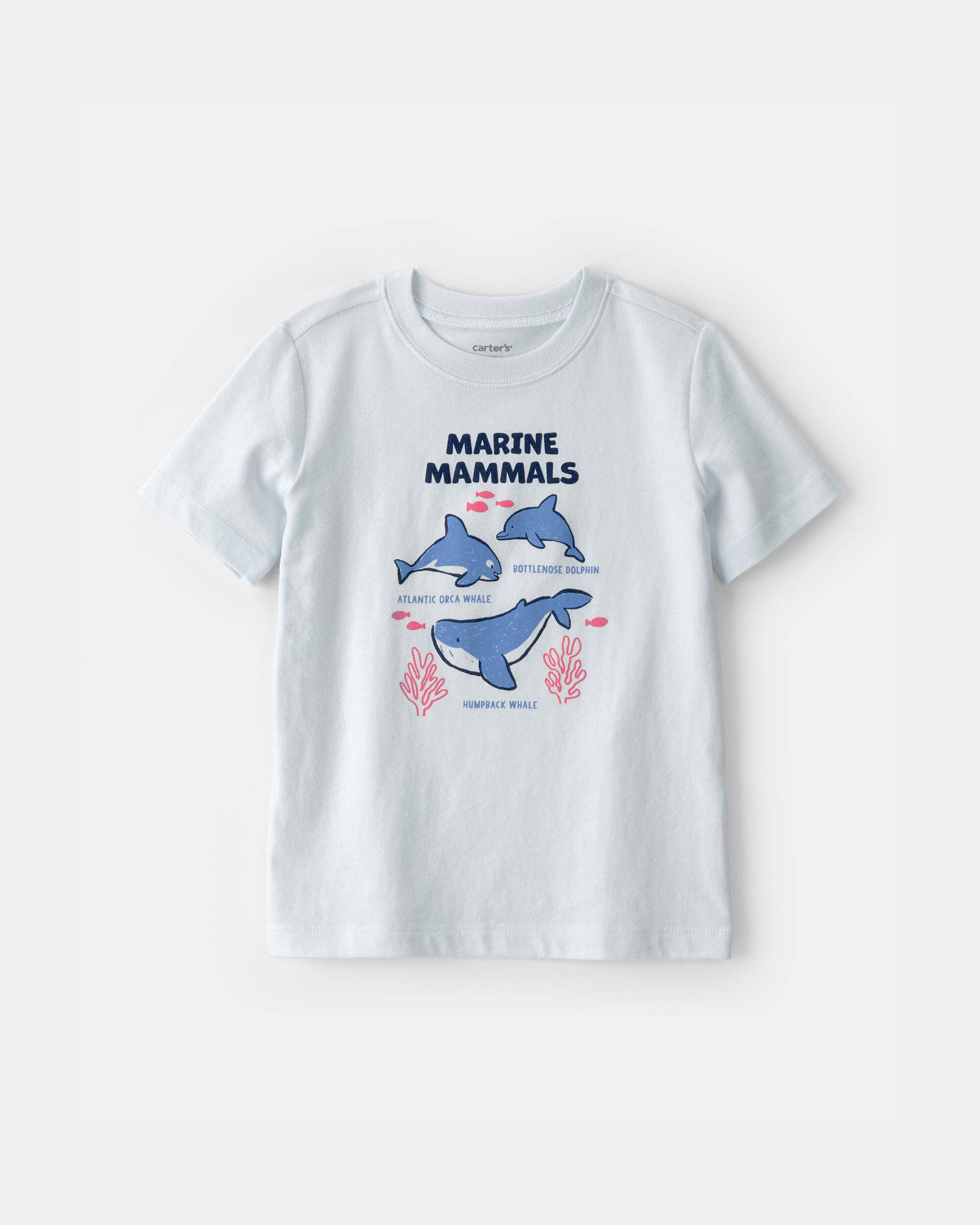 Carters toddler marine animals graphic tee 2T Blue 5$