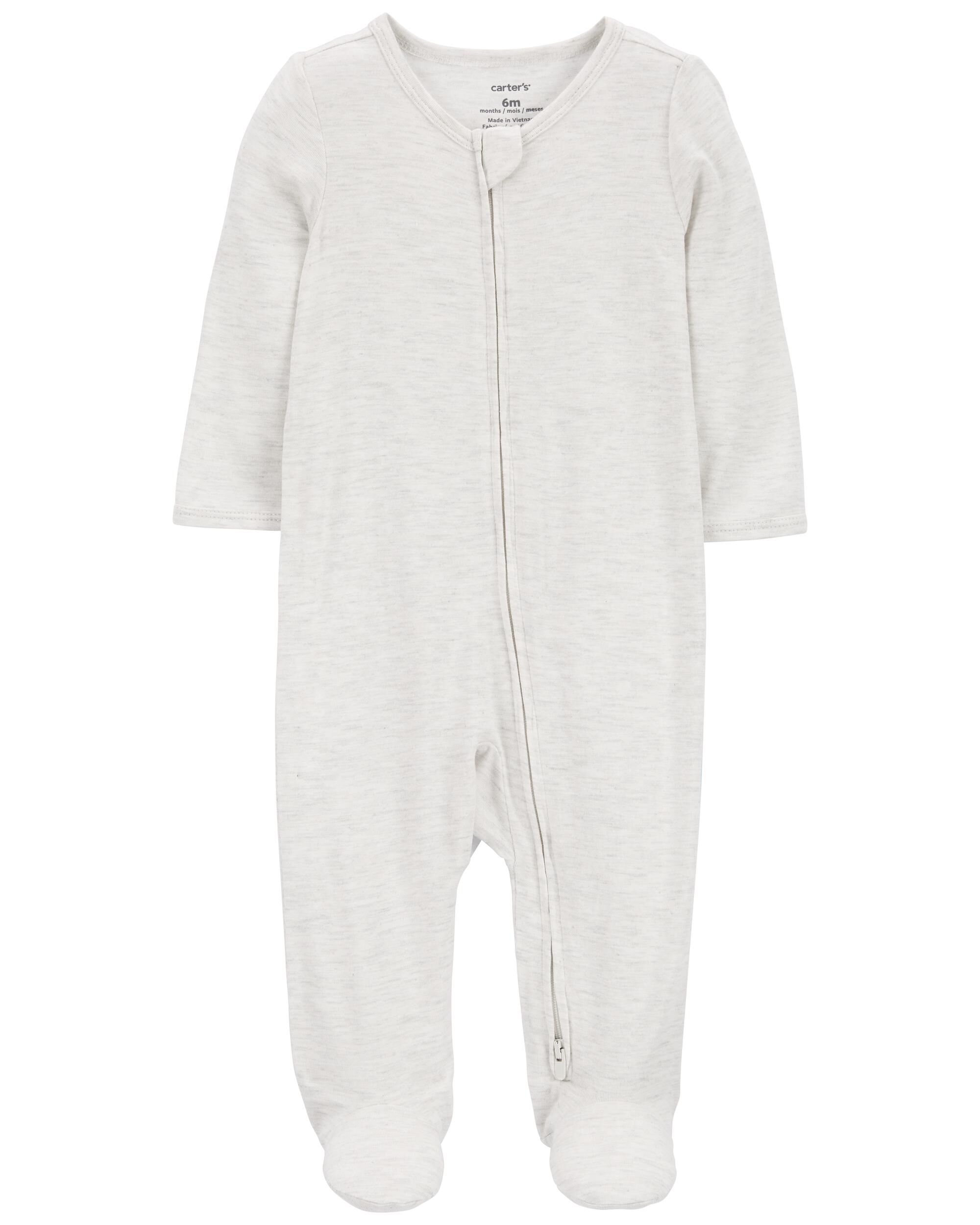 Baby Zip Up PurelySoft Sleep Play Pajamas
