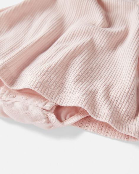  Product image 2 of Baby Pointelle Romper Made With Organic Cotton