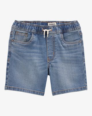 Product image 1 of Kid Pull-On Denim Short - Blue Wash