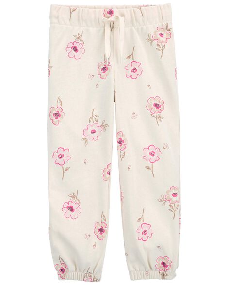 Product image 1 of Baby Floral Pull-On Joggers