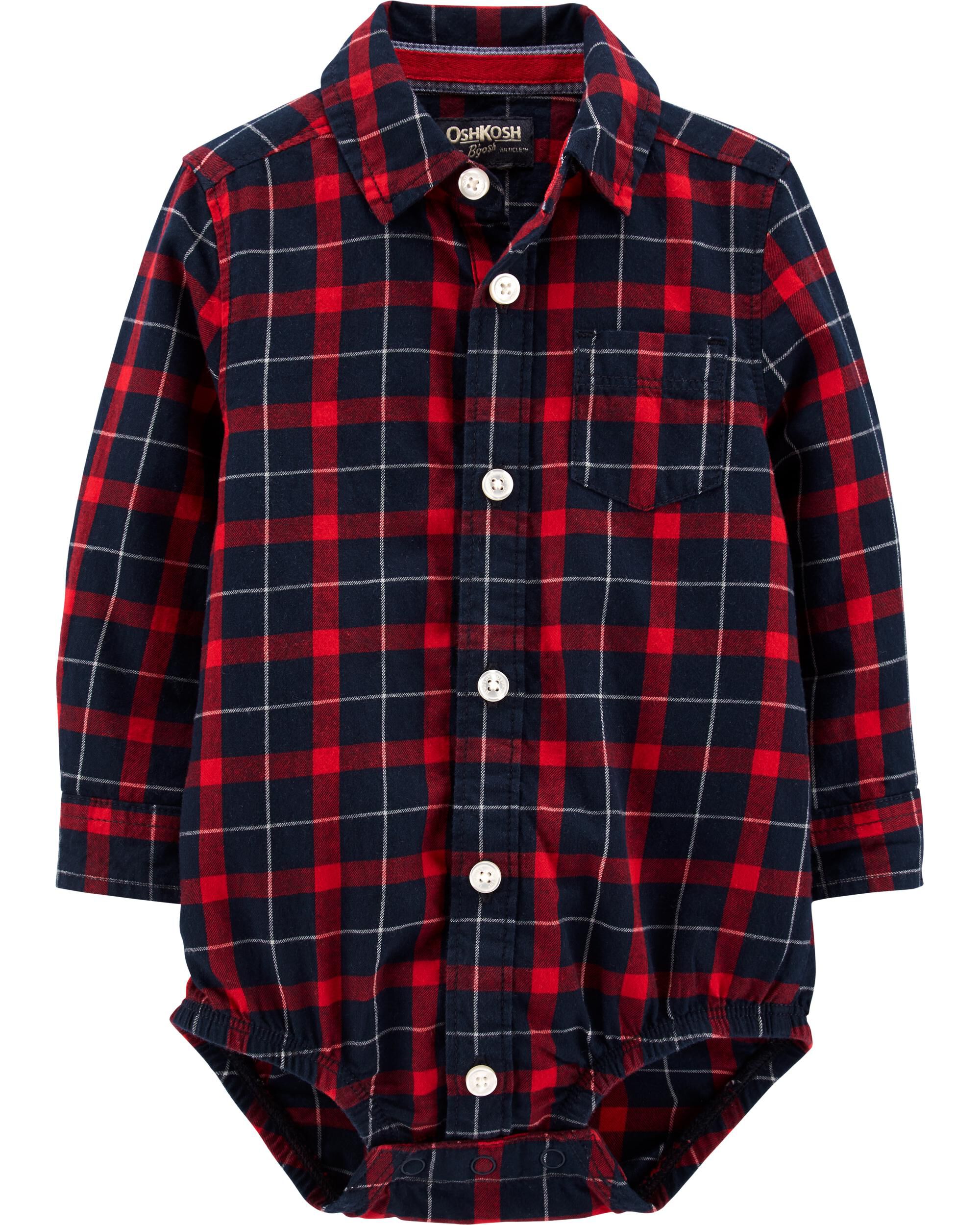 Flannel bodysuit Clearance