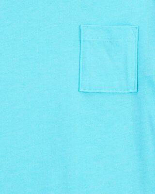 Product image 2 of Kid Solid Short-Sleeve Tee - Blue