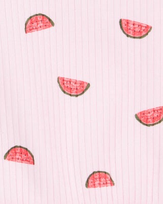 Product image 2 of Toddler 2-Piece Watermelon Tank & Short Set - Pink