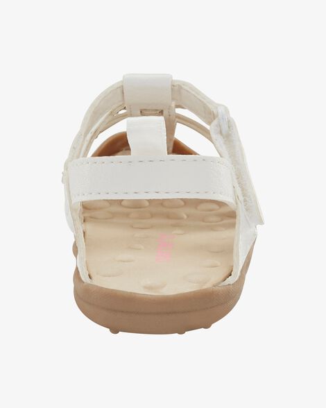  Product image 3 of Every Step® First Walker Fisherman Sandals - White