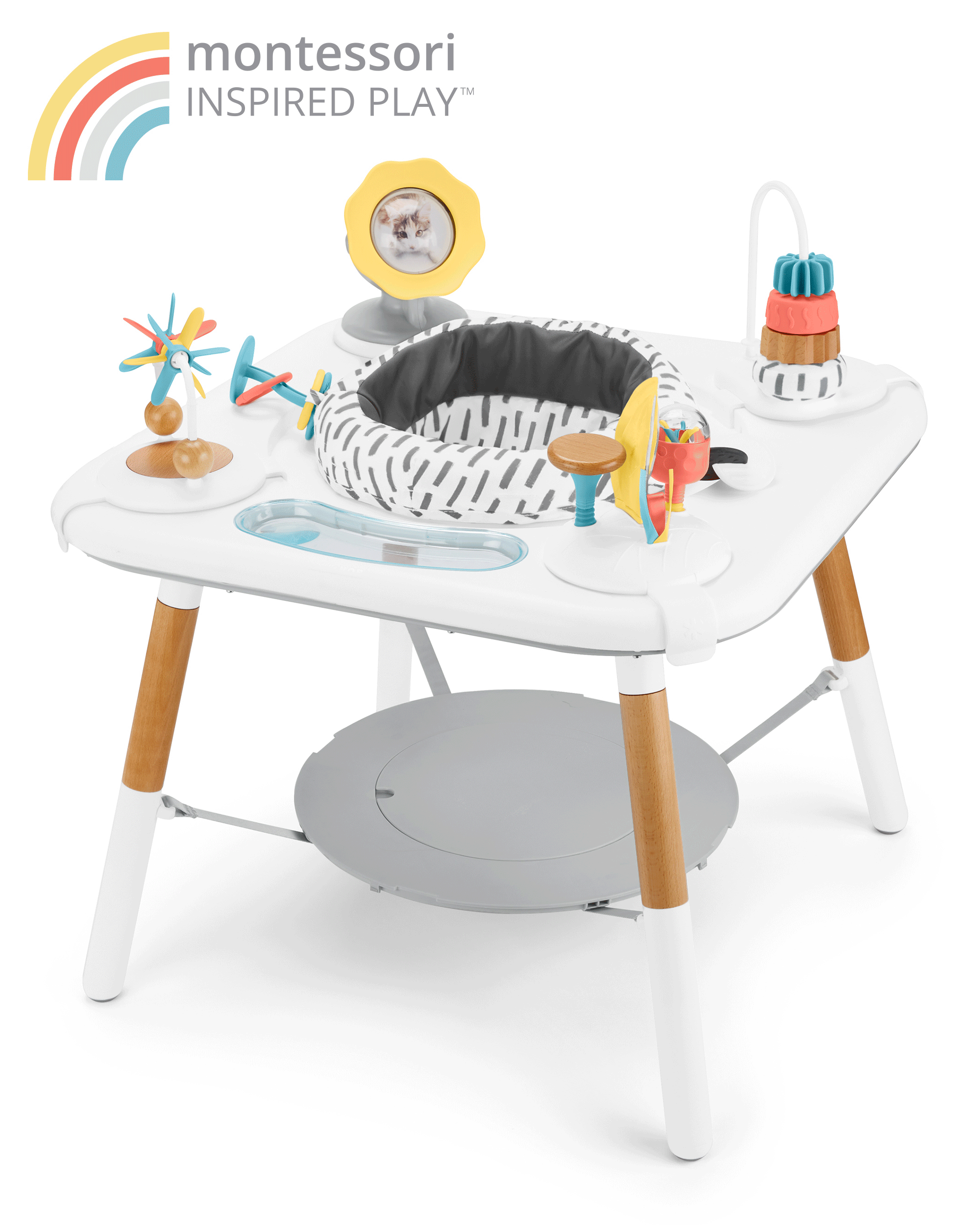 Product image 1 of Baby Discoverosity Montessori-Inspired 3-Stage Activity Center & Play Table