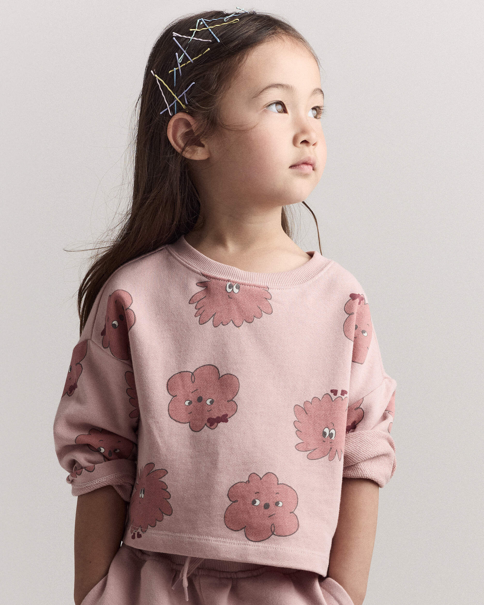Otter Avenue Toddler Girl Squish Long-Sleeve Pullover 12M Light Pink 9$